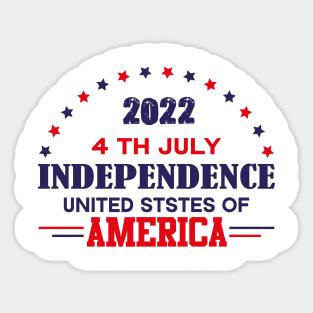 Independence day United States of America Sticker